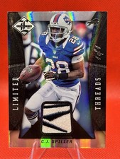 2011 Panin Limited, Limited Threads REEBOK Patch C.J. Spiller Game Worn 1/1  