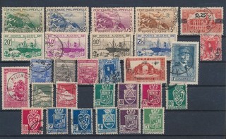LT17649 Algeria coat of arms ships landscapes fine lot used