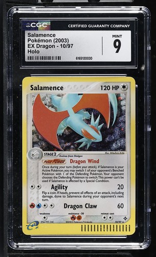 Salamence graded CGC 9 for sale on eBay