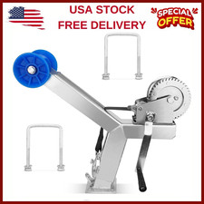 Adjustable Boat Trailer Winch Stand w/Roller,Boat Trailer Winch Post 1200LB Winc