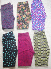 10 Pair LuLaRoe LLR One Size OS Leggings -Excellent Condition Fit Sz 2-10