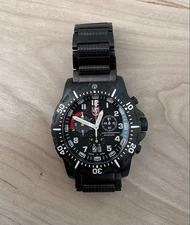 Luminox 8360 Navy SEALs Quartz Watch Used Battery Not Working