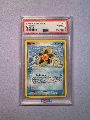 Staryu graded PSA 10 for sale on eBay