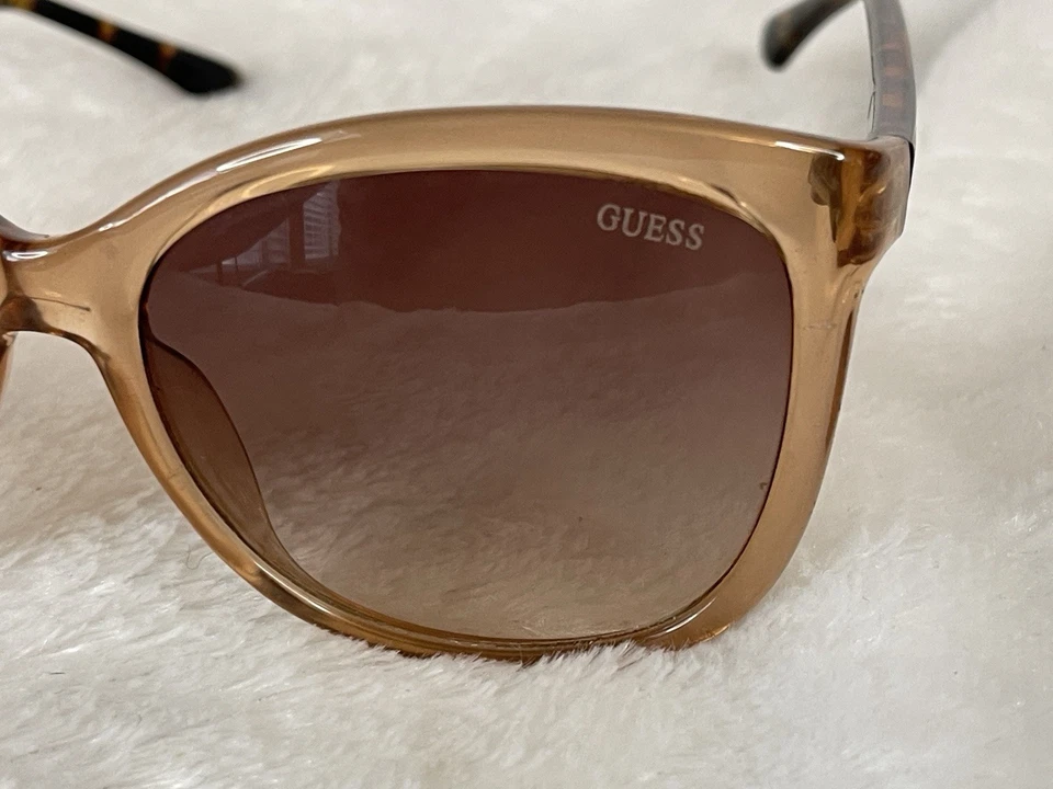Gafas de sol Guess GU7346 TO-34 rosa salmón habana ojo de gato marco de plástico 58-16-135 Foto 3 de 4