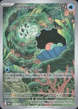 Pokemon Clamperl 195/182 Illustration Rare Destined Rivals Holo Near Mint