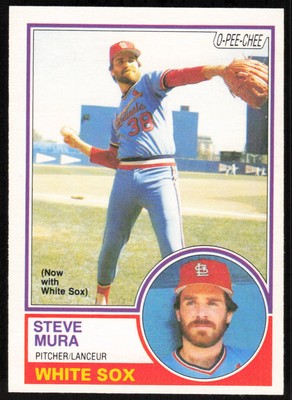 1983 O-Pee-Chee  #24 Steve Mura   - FREE SHIP