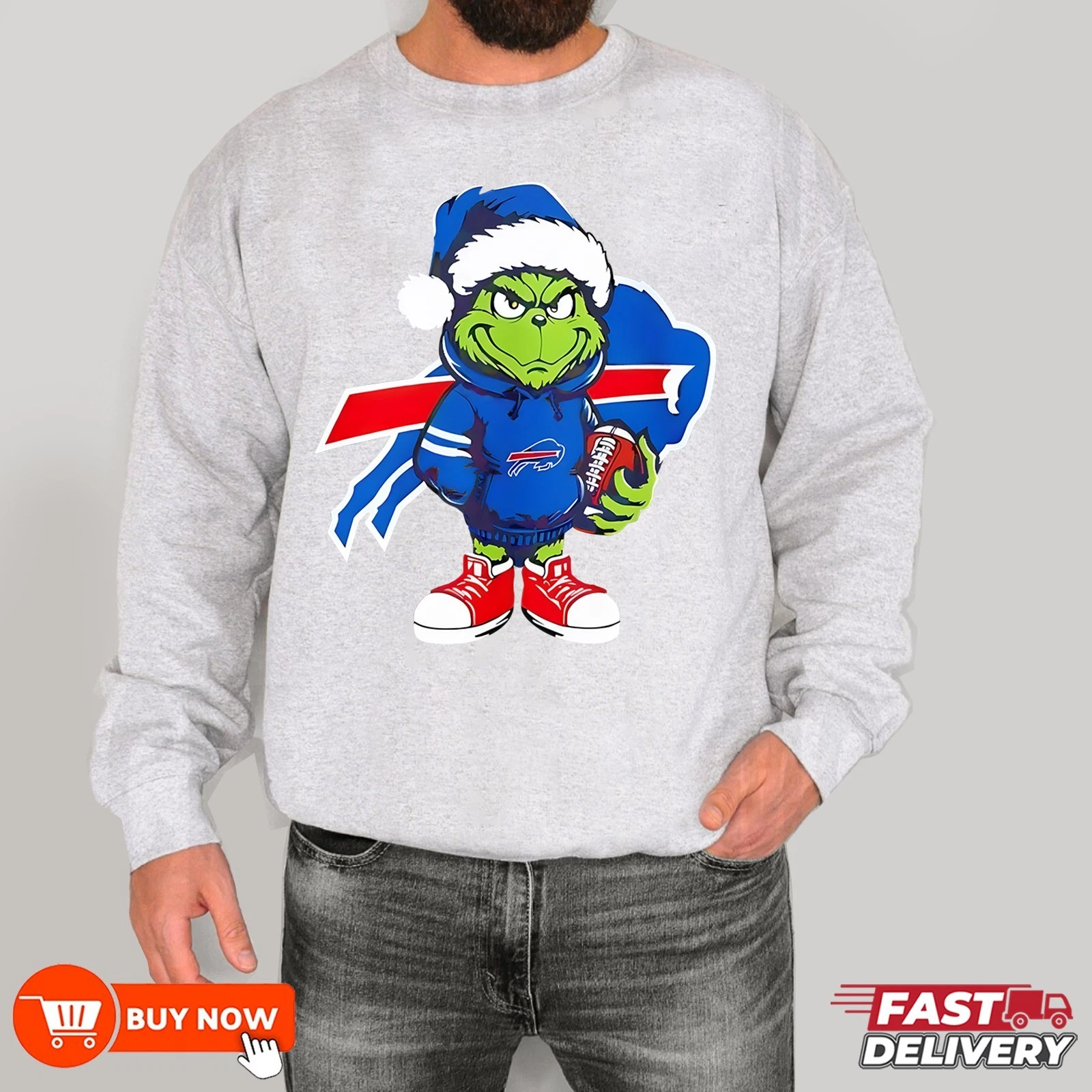 Buffalo Bills funny character football Football Sweatshirt