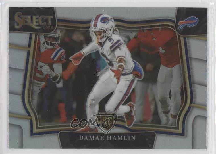 2022 Panini Select Field Level Silver Prizm Damar Hamlin #457 rf2