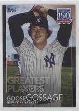 2019 Update 150 Years of Professional Baseball Black Rich Gossage Goose HOF 0z6h