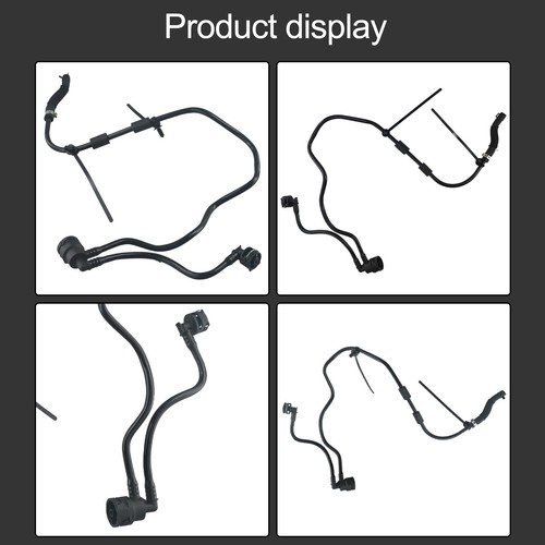 Black Cooling Hose for Mercedes For C300 (2015 2017) and Wear Resistant - Picture 7 of 12