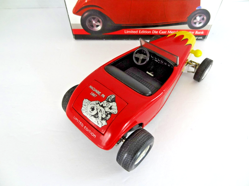 Liberty Classics Ruote del Tempo 1934 Ford Roadster Diecast Coin Bank - Foto 8 di 16
