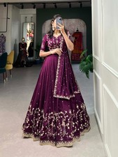 Indian Ethnic Wedding Wear Lengha Party Bridal Bollywood Lehenga Choli Designer