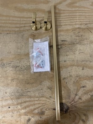 Hickory Hardware H079328-CBZ Single Bathroom Towel Bar Rod *READ*