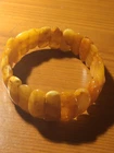 NATURAL OLD ANTIQUE BALTIC AMBER BRACELET  16.1 gr