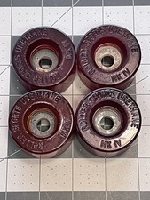 Vintage MK IV Roller Sports Urethane NOS No Bearings Translucent Amber/orangeish