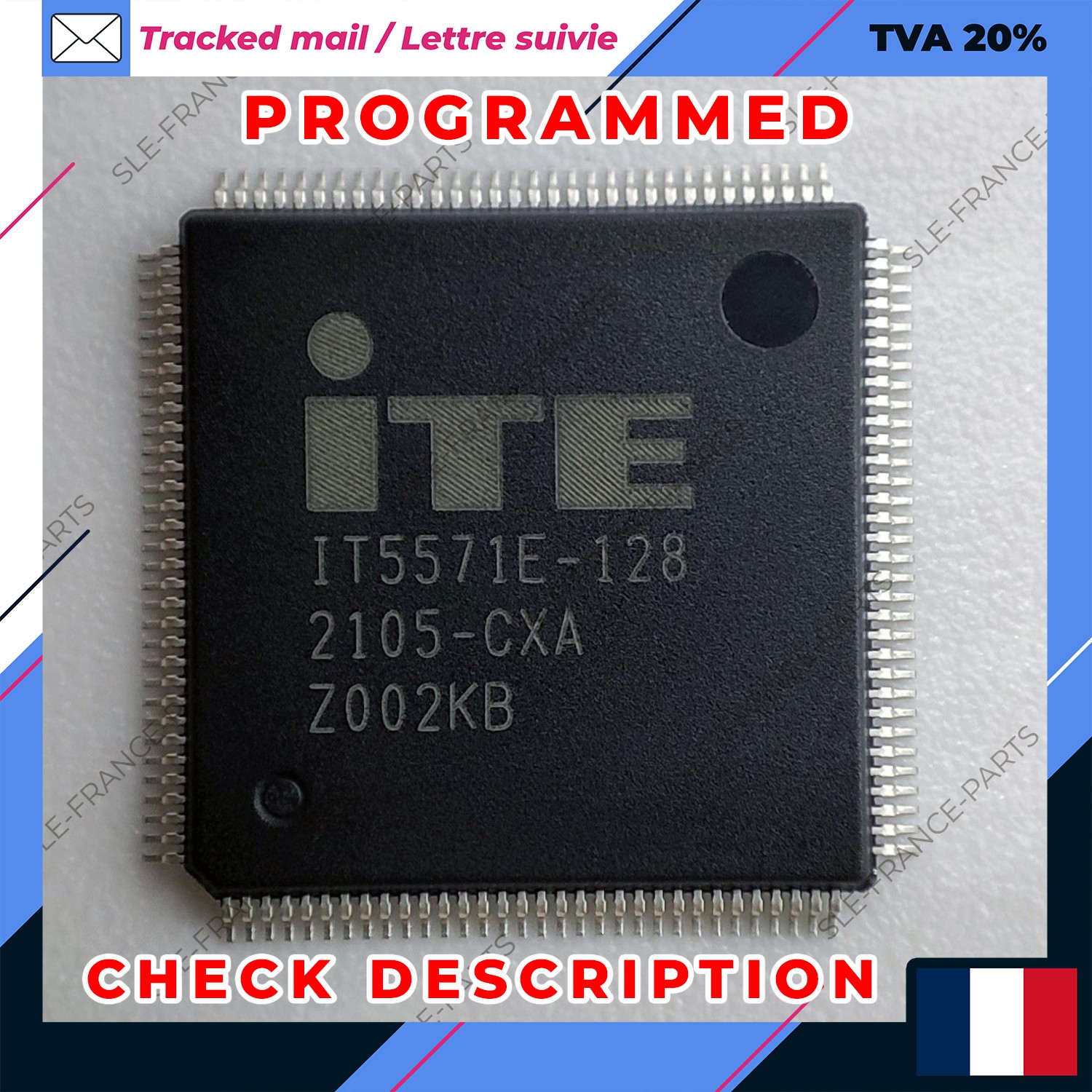 IT5571E-128 puce EC SIO programmée pour carte mère ITE TQFP-128 pins