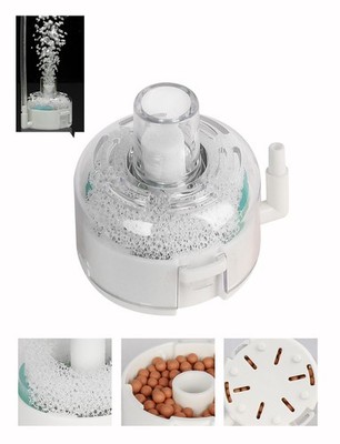 UPETTOOLS Mini Aquarium Sponge Filter, Small Fish Tank Filter White