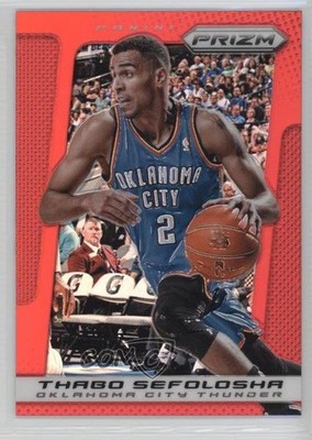 2013-14 Panini Prizm Target Red Prizm Thabo Sefolosha #63 7e5