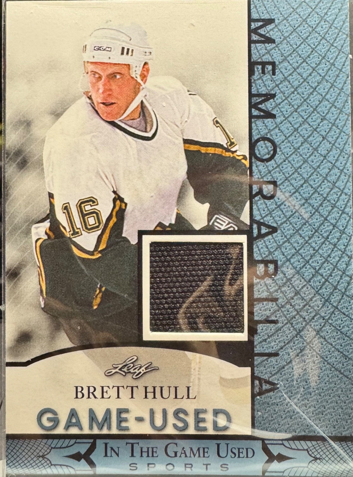 BRETT HULL -2024 Leaf In The Game Game Used Memorabilia #GUM-63 NYY + Free 🎁