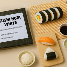 Sushi Nori Korean Roasted Seaweed for Sushi, 200 Half sheets 280G MADE IN KOREA