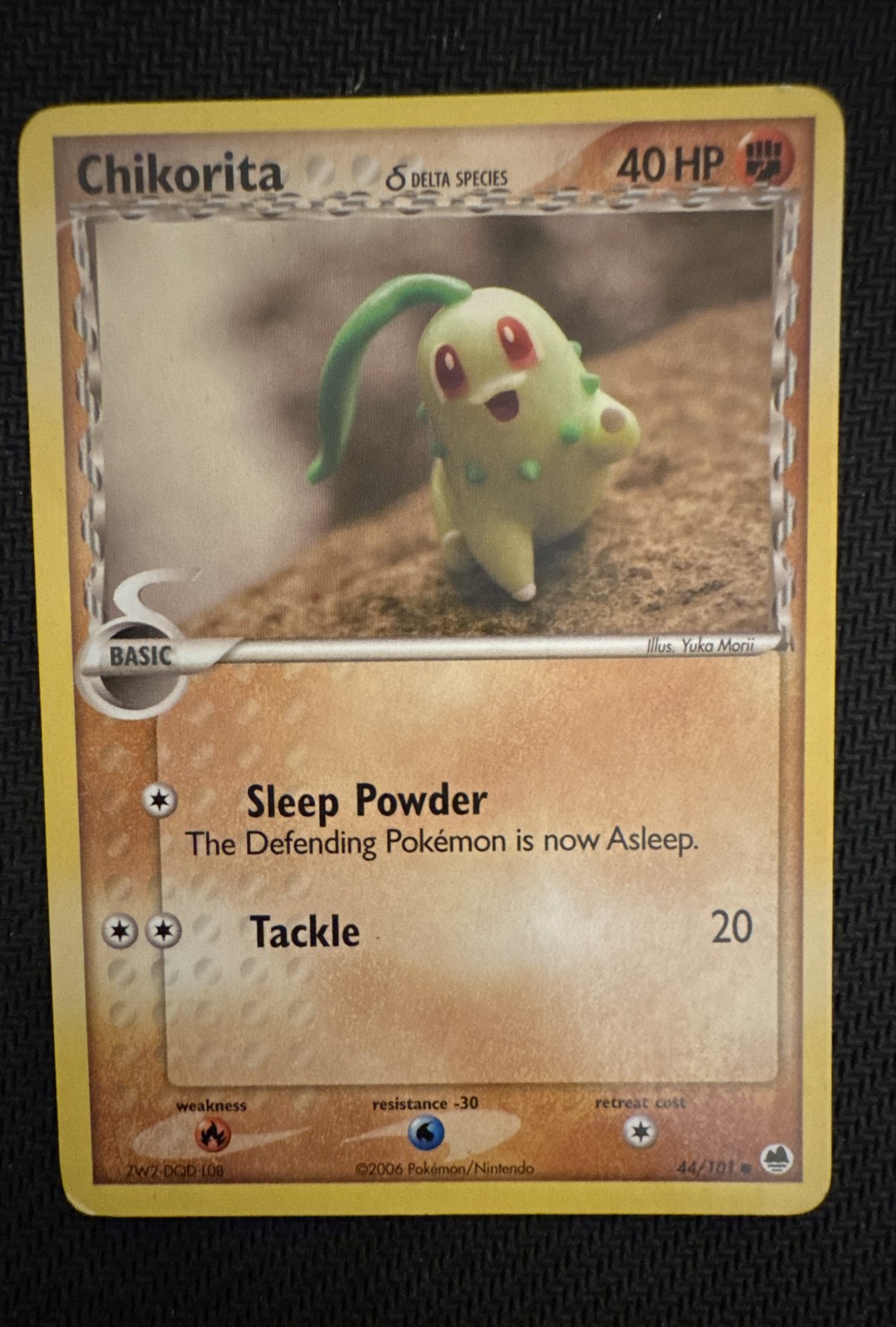 Chikorita (Delta Species) 44/101 Dragon Frontiers Regular