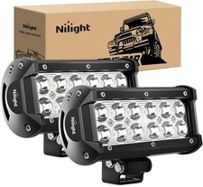 Nilight Led Light Bar 2PCS 36w 6.5Inch Spot Led Off Road Lights Fog Light