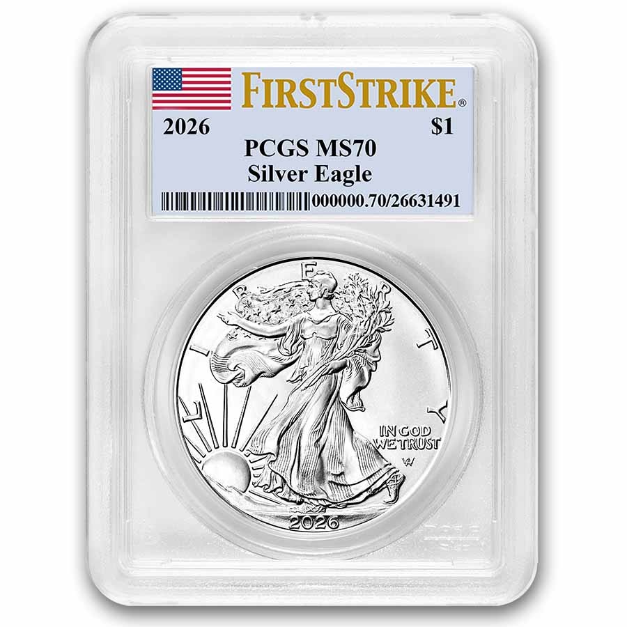2026 American Silver Eagle MS-70 PCGS (FirstStrike®) | eBay