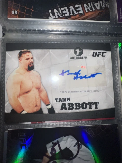 2010 Topps UFC Knockout - Fighter Autographs David Abbott #A-TA /188 (AU, RC)