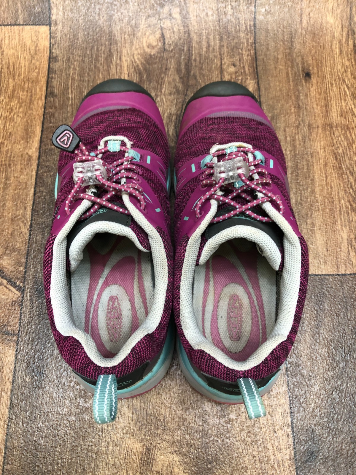 Sneaker Keen Terradora taglia 3 bambino ragazzo rosso viola comfort escursione gioventù 35