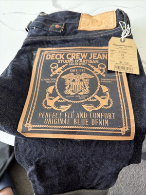 #ad studio d#x27;artisan Deck Crew jeans D1750 Brand New AU $250.00