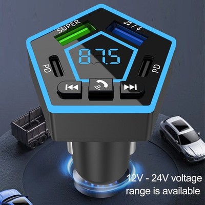 4-Port PD Schnell Ladegerät Auto Adapter USB Ladegerät für Smartphones Tablet