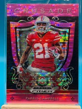 2019 Panini Prizm Draft - Crusade Parris Campbell #9 Pink Pulsar Prizm (RC)