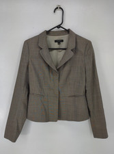 Ann Taylor Blazer Women's Size 4 Snap Front Lined Pockets Career Professional