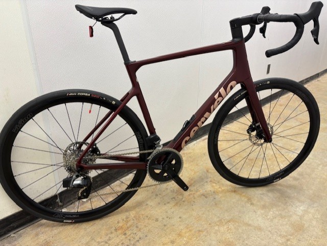 Cervelo Caledonia 5 SRAM Rival AXS road cycling 58cm Carmine
