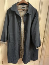 Centigrade Long Trench Coat With Check Contrast 2XL Blue QVC