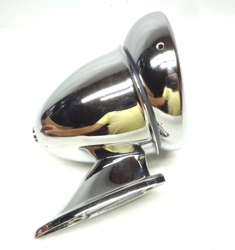 Retro Vintage Look Racing Style Chrome Mirror - Cobra GT350 Ferrari Sports Car