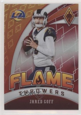 2020 Panini Phoenix Flame Throwers Red 129/299 Jared Goff #12 l7u