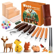 Wood Carving Kit for Beginners - Whittling with Blocks 6, Christmas