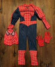 Child's Spiderman 3 Halloween Costume w/Suit, Mask,  Gloves Size 4-6 Small