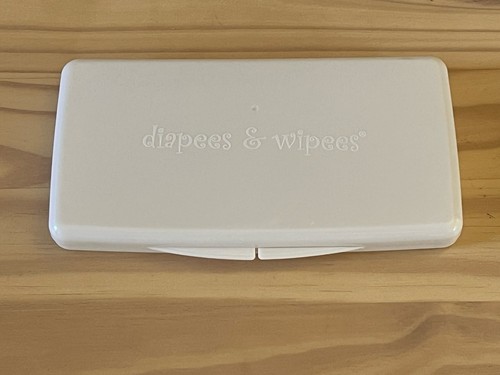 Vintage Baby Wipes Case Travel Container Diapees & Wipees 