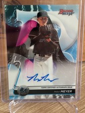 2020 Bowman's Best #B20-MME Max Meyer Best of 2020 Auto - Marlins
