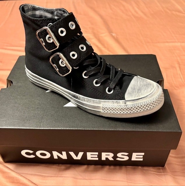 's / Men&rsquo;s Converse Ctas High Top Strap With Buckle Black Shoes A07675c