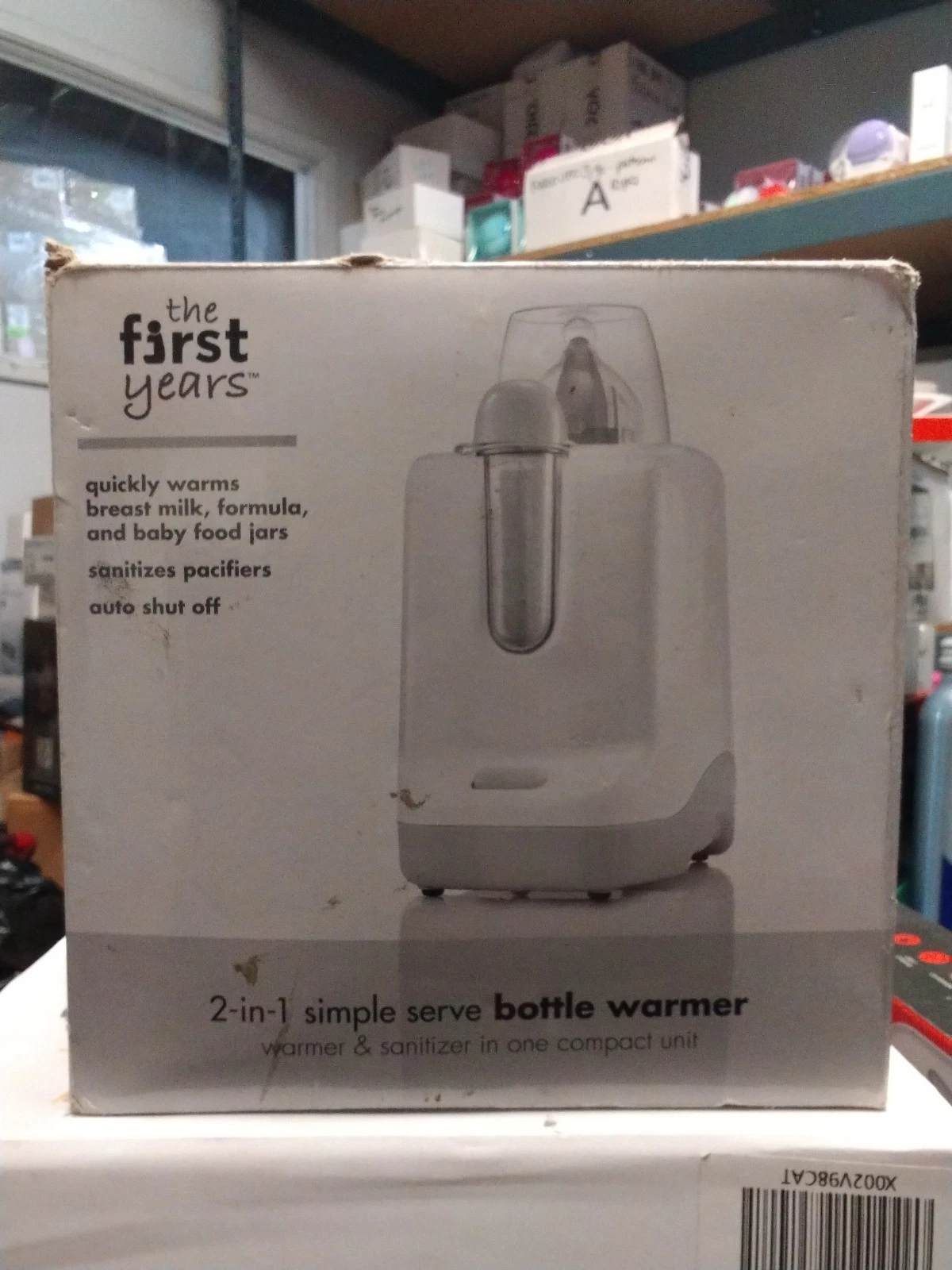 First Years 2-in-1 Baby Bottle Warmer & Sanitizer Food Jar Warmer New