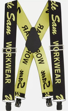 UNCLE SAM Hosenträger Arbeitshose Herren mit Metallclips (einstellbar)