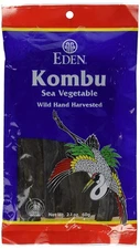 Eden Foods Kombu,  Sea Vegetable, Wild Hand Harvested, 2.1 Ounce