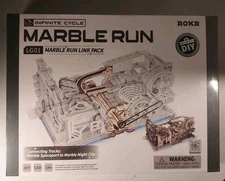 ROKR Infinite Cycle MARBLE RUN Link Pack LG01 Marble Spaceport & Night City NIB