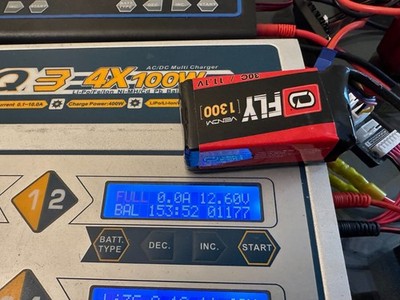 Venom Fly 1300mAh 11.1V 3 cell 30C XT60 connector x1