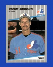 1989 Fleer Set-Break #381 Randy Johnson RC NM-MT OR BETTER *GMCARDS*