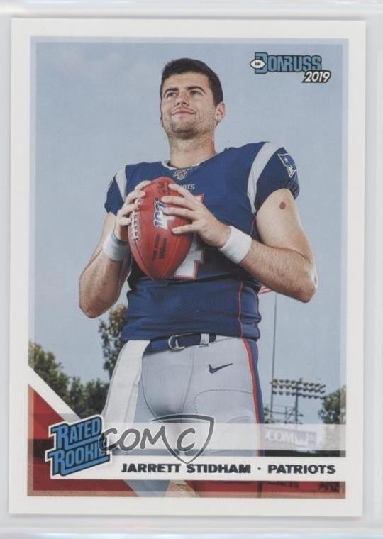 2019 Panini Donruss Rated Rookie Aqueous Test Jarrett Stidham #307 uk2