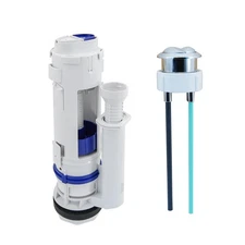 Dual Flush Valve & Push Button Parts and Assembly Fits Geberit & kohler Split...